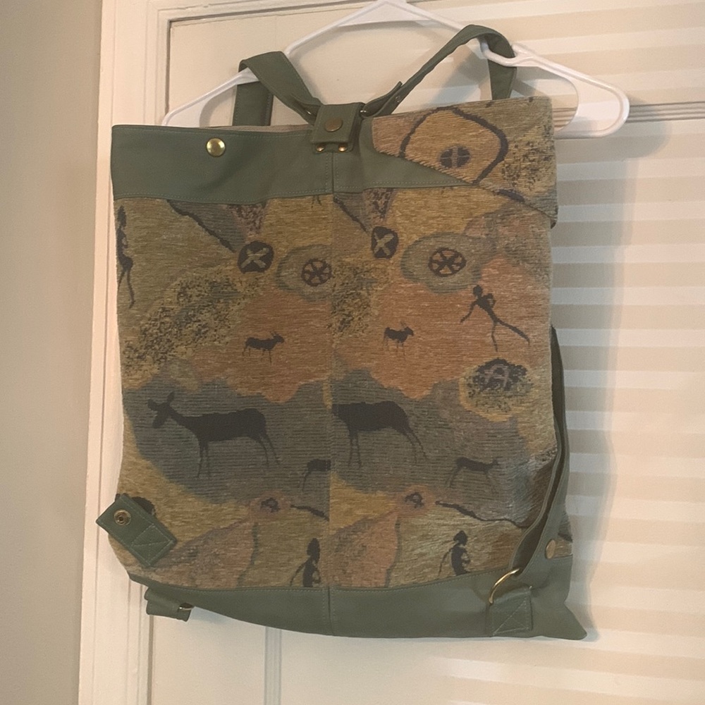 Carson Rogers Beautifully Patterned Backpack In E… - image 1